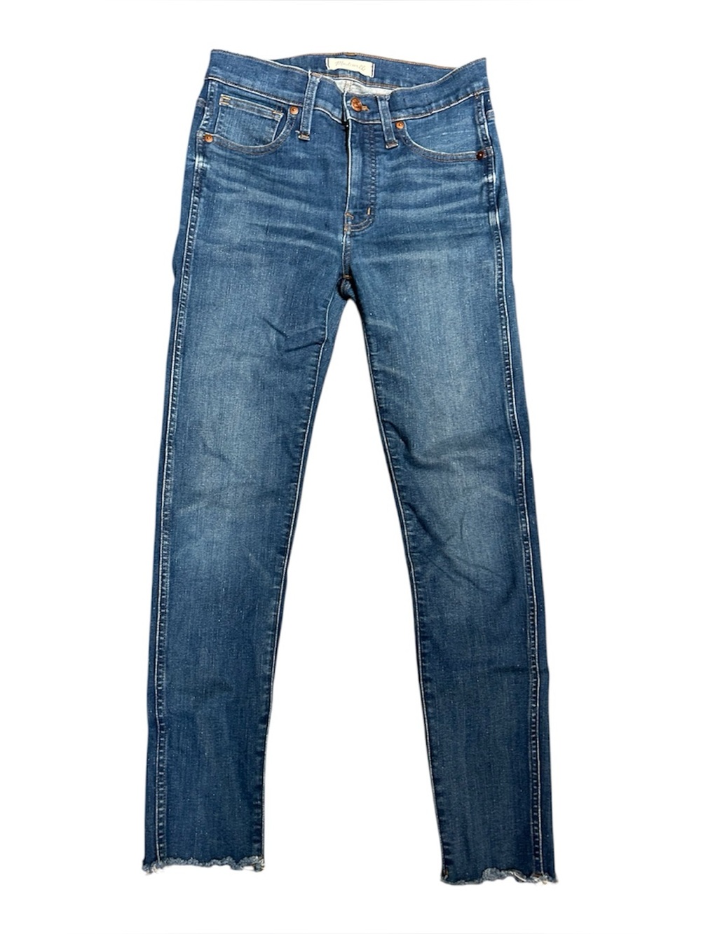Madewell 9” High Rise Blue Skinny Jeans Sz 26